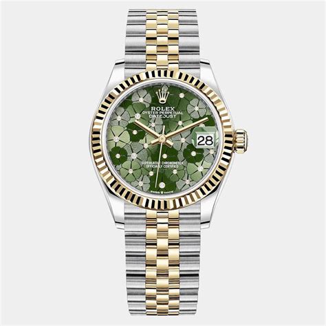 rolex 31 floral dial|Rolex datejust 31mm gold.